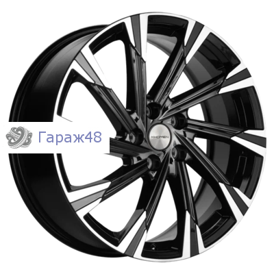Khomen Wheels KHW1901 Tugella R19 / 7.5J PCD 5x108 ET 46 ЦО 63.4 Литые Black-FP