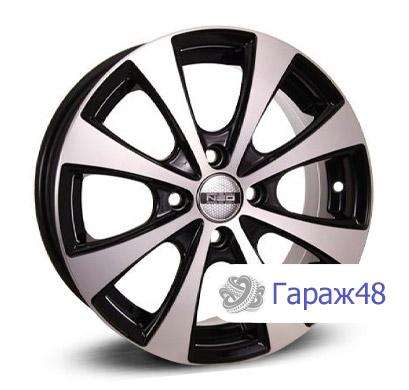 Neo 546 R15 / 6J PCD 4x100 ET 48 ЦО 54.1 Литые Черный с полированной лицевой поверхностью