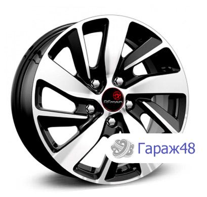 Remain ASX R166 R16 / 6.5J PCD 5x114.3 ET 46 ЦО 67.1 Литые Черный с полированной лицевой поверхностью