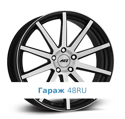 AEZ Straight R18 / 8J PCD 5x112 ET 35 ЦО 70.1 Литые Черный с полированной лицевой поверхностью