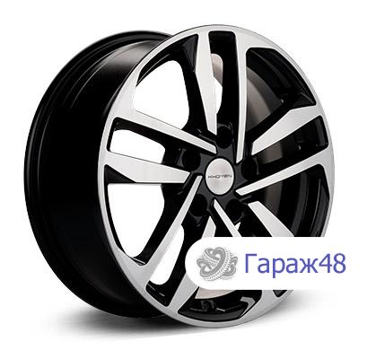 LS 1612 R16 / 6.5J PCD 5x114.3 ET 45 ЦО 67.1 Литые Черный с полированной лицевой поверхностью
