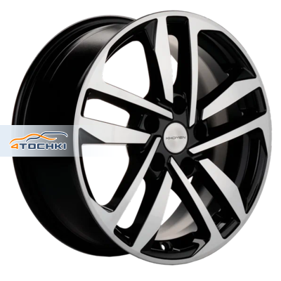 Khomen Wheels KHW1612 Chery Tiggo 3/Tiggo 3 Pro R16 / 6.5J PCD 5x108 ET 45 ЦО 60.1 Литые Black-FP