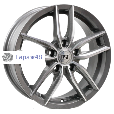 RST R076 (Creta) R16 / 6J PCD 5x114.3 ET 43 ЦО 67.1 Литые Графит с полированной лицевой поверхностью