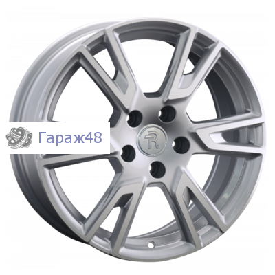 Replay FD164 R17 / 7.5J PCD 5x108 ET 52.5 ЦО 63.3 Литые Серебристый с полированной лицевой поверхностью