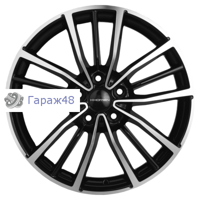 Khomen Wheels KHW1812 Kodiaq/Tiguan/Audi Q3 R18 / 7J PCD 5x112 ET 43 ЦО 57.1 Литые Black-FP