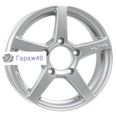 RST R136 R16 / 6J PCD 5x139.7 ET 40 ЦО 98 Литые Серебристый