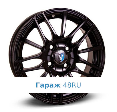 Venti 1506 R15 / 6J PCD 4x114.3 ET 45 ЦО 67.1 Литые Черный