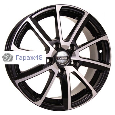 Neo 648 R16 / 6.5J PCD 5x114.3 ET 45 ЦО 67.1 Литые Черный с полированной лицевой повехностью