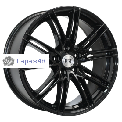 RST R168 Hyundai R18 / 8J PCD 5x114.3 ET 50 ЦО 67.1 Литые Черный с полированной лицевой поверхностью