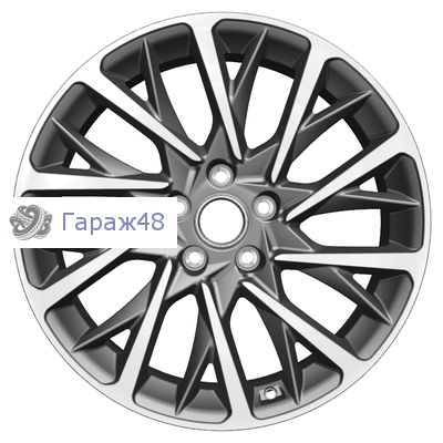 Khomen Wheels KHW1804 Camry R18 / 7.5J PCD 5x114.3 ET 45 ЦО 60.1 Литые Gray-FP