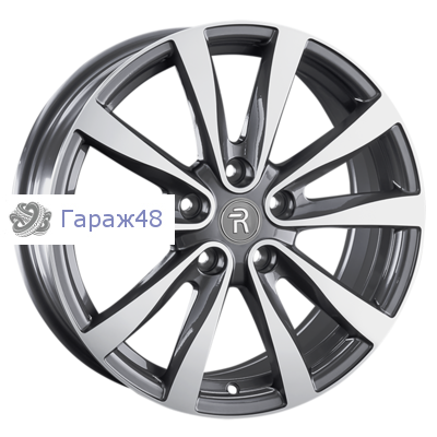Replay FA22 R17 / 7J PCD 5x114.3 ET 40 ЦО 57.1 Литые Графит с полированной лицевой поверхностью