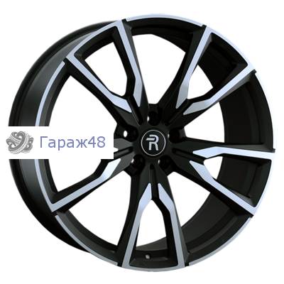 Replay B306 R22 / 10.5J PCD 5x112 ET 43 ЦО 66.6 Литые Черный матовый с полированной лицевой поверхностью