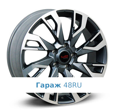 LegeArtis Mi552 R18 / 7J PCD 5x114.3 ET 38 ЦО 67.1 Литые Графит с полированной лицевой поверхностью