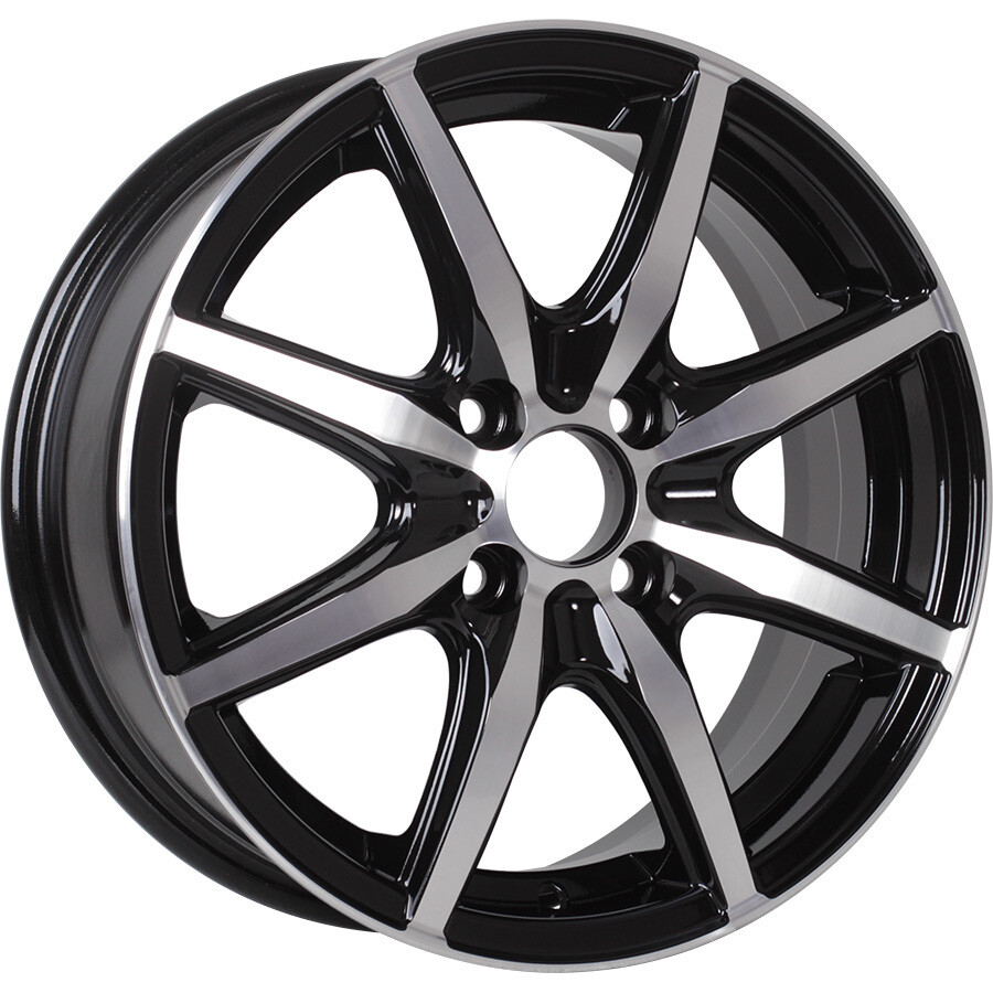 Venti 1515 R15 / 6J PCD 4x100 ET 48 ЦО 54.1 Литые Черный с полированной лицевой повехностью