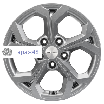 Khomen Wheels KHW1606 Huyndai/Kia R16 / 6.5J PCD 5x114.3 ET 50 ЦО 67.1 Литые Графит