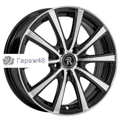Replay VV406 R16 / 6J PCD 5x100 ET 40 ЦО 57.1 Литые Черный с полированной лицевой поверхностью