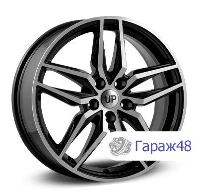 LS Up112 R18 / 7J PCD 5x108 ET 36 ЦО 65.1 Литые Черный с полированной лицевой поверхностью
