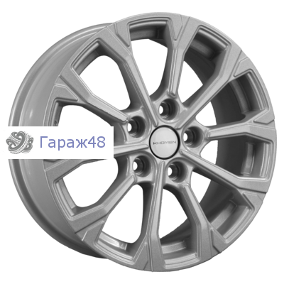 Khomen Wheels KHW1605 Renault/Nissan R16 / 6.5J PCD 5x114.3 ET 50 ЦО 66.1 Литые F-Silver