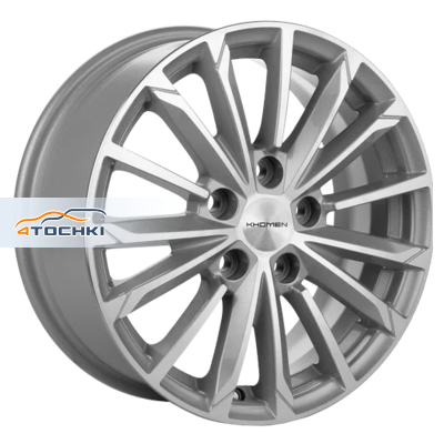 Khomen Wheels KHW1611 Toyota/Suzuki R16 / 6.5J PCD 5x114.3 ET 45 ЦО 60.1 Литые F-Silver-FP