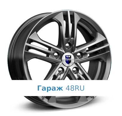 K&amp;K Trinity R15 / 6J PCD 5x112 ET 45 ЦО 66.6 Литые Графит