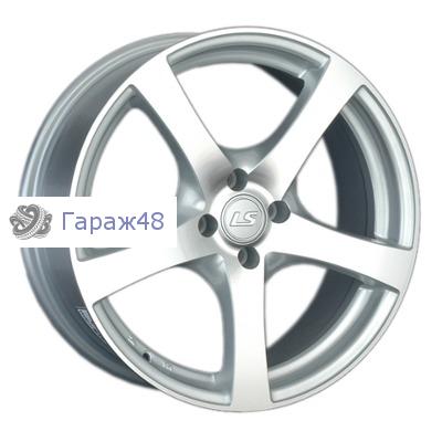 LS 357 R17 / 7J PCD 4x98 ET 28 ЦО 58.6 Литые Серебристый с полированной лицевой поверхностью