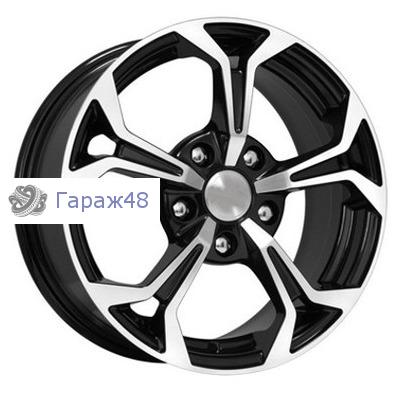 iFree Эрнесто КС484 R15 / 6.5J PCD 5x100 ET 38 ЦО 67.1 Литые Черный с полированной лицевой поверхностью
