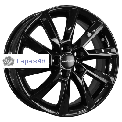 Khomen Wheels KHW1507 Polo R15 / 6J PCD 5x100 ET 40 ЦО 57.1 Литые Черный