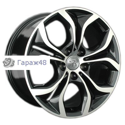 Replay B116 R19 / 10J PCD 5x120 ET 53 ЦО 74.1 Литые Черный с полированной лицевой поверхностью