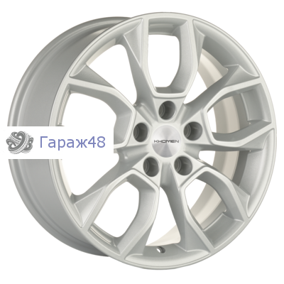 Khomen Wheels KHW1713 CX5/i40/XTrail R17 / 7J PCD 5x114.3 ET 45 ЦО 67.1 Литые F-Silver