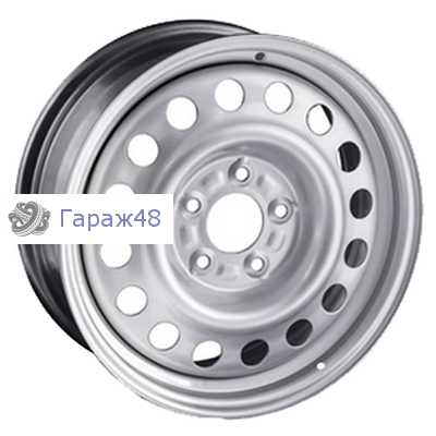 Trebl 7970 R15 / 6J PCD 4x114.3 ET 49 ЦО 56.6 Штампованные Серебристый