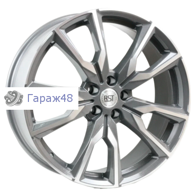 RST R012 R20 / 8J PCD 5x108 ET 33 ЦО 65.1 Литые Графит с полированной лицевой поверхностью