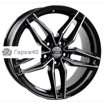 Neo 882 R18 / 8J PCD 5x112 ET 45 ЦО 66.6 Литые Черный с полированной лицевой повехностью