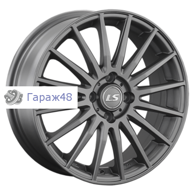 LS 425 R16 / 6J PCD 4x100 ET 50 ЦО 60.1 Литые Графит матовый с дымкой