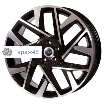 Lizardo BK970 R18 / 7.5J PCD 5x108 ET 45 ЦО 67.1 Литые Черный с алмазной обработкой лицевой части