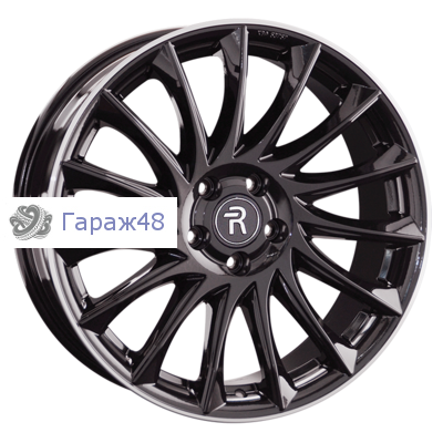 Replay B316 R19 / 8J PCD 5x112 ET 30 ЦО 66.6 Литые Черный с полированным ободом