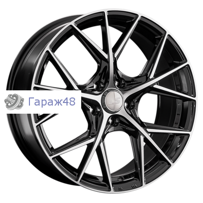 LS 1365 R16 / 7J PCD 4x114.3 ET 40 ЦО 67.1 Литые Черный с полированной лицевой поверхностью