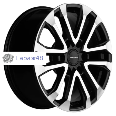 Khomen Wheels KHW1805 Pajero R18 / 7.5J PCD 6x139.7 ET 46 ЦО 67.1 Литые Black-FP