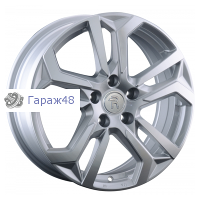 Replay MZ123 R17 / 7J PCD 5x114.3 ET 45 ЦО 67.1 Литые Серебристый с полированной лицевой поверхностью