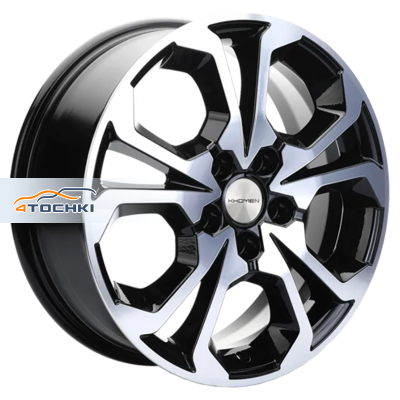 Khomen Wheels KHW1711 Coolray R17 / 6.5J PCD 5x114.3 ET 45 ЦО 54.1 Литые Black-FP