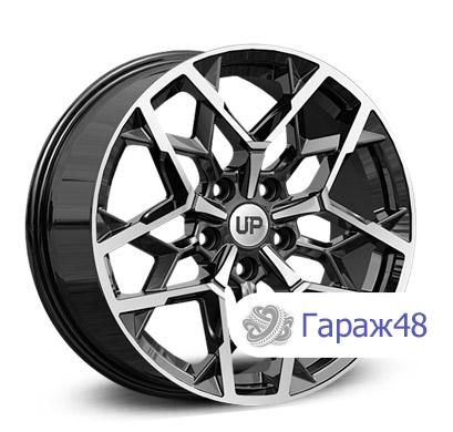 LS Up110 R17 / 7.5J PCD 5x108 ET 47 ЦО 60.1 Литые Черный с полированной лицевой поверхностью