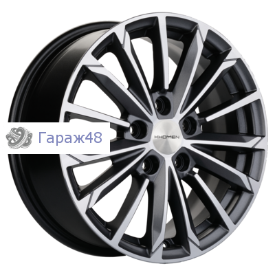 Khomen Wheels KHW1611 Huyndai/Kia R16 / 6.5J PCD 5x114.3 ET 43 ЦО 67.1 Литые Gray-FP