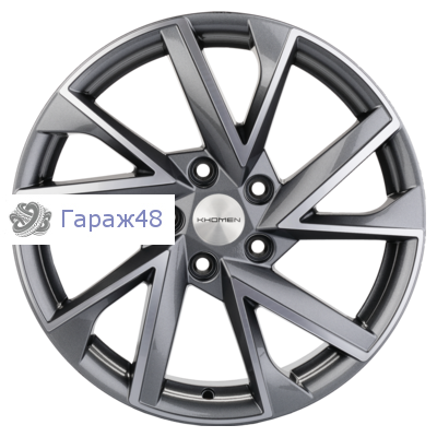 Khomen Wheels KHW1714 Kodiaq/Tiguan R17 / 7J PCD 5x112 ET 40 ЦО 57.1 Литые Gray-FP