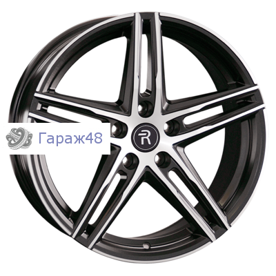 Replay LX189 R18 / 8J PCD 5x114.3 ET 30 ЦО 60.1 Литые Черный матовый с полированной лицевой поверхностью