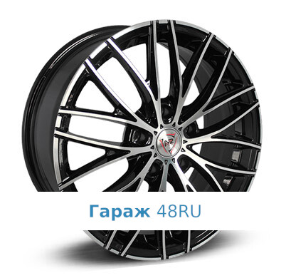 NZ F-28 R16 / 6.5J PCD 5x114.3 ET 40 ЦО 66.1 Литые Черный с полированной лицевой поверхностью