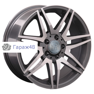 Replay MR100 R18 / 8J PCD 5x112 ET 60 ЦО 66.6 Литые Графит с полированной лицевой поверхностью