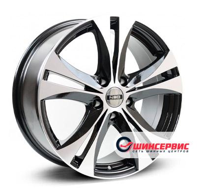 Neo 644 R16 / 6.5J PCD 5x114.3 ET 50 ЦО 66.1 Литые Черный с полированной лицевой поверхностью