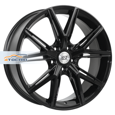 RST R129 Mazda R19 / 7.5J PCD 5x114.3 ET 45 ЦО 67.1 Литые Черный с полированной лицевой поверхностью