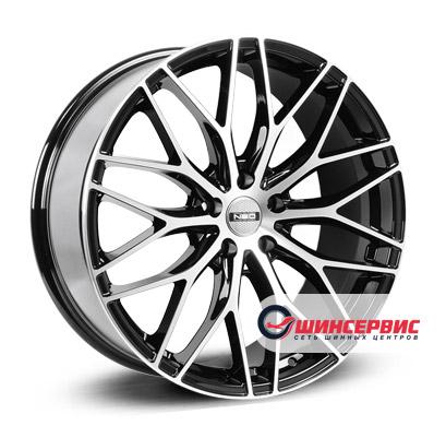 Neo 240 R20 / 8.5J PCD 5x108 ET 42 ЦО 63.4 Литые Черный матовый с полированной лицевой поверхностью