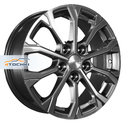 Khomen Wheels KHW1605 Huyndai/Kia R16 / 6.5J PCD 5x114.3 ET 50 ЦО 67.1 Литые Gray-FP