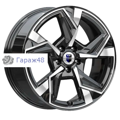 K&amp;K Кайан (КС1012) R18 / 7.5J PCD 5x114.3 ET 45 ЦО 67.1 Литые Черный с полированной лицевой поверхностью